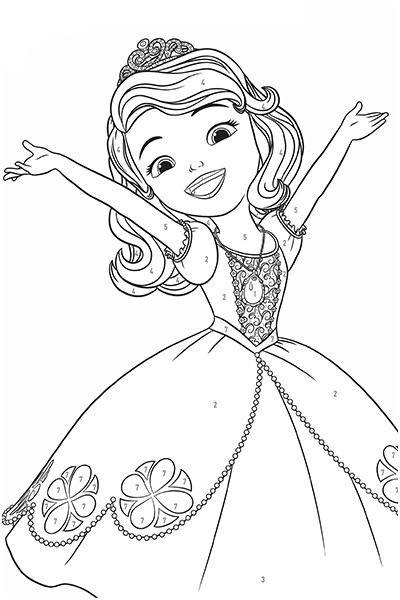 Coloriage Princesse sofia À Imprimer Inspiration Disney