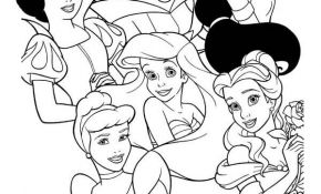 Coloriage Princesses Disney Nouveau Coloriage Toutes Les Princesses Disney Dessin