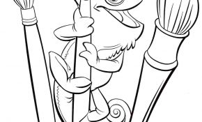 Coloriage Raiponce Pascal Nice Tangled Coloring Pages