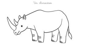 Coloriage Rhinoceros Inspiration Coloriage à Imprimer Un Rhinocéros