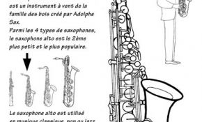 Coloriage Saxophone Élégant Le Saxophone Dessin Coloriage Des Instruments De Musique
