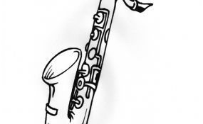 Coloriage Saxophone Nouveau Coloriages Exercices Scolaires Page 1 Soutien Scolaire