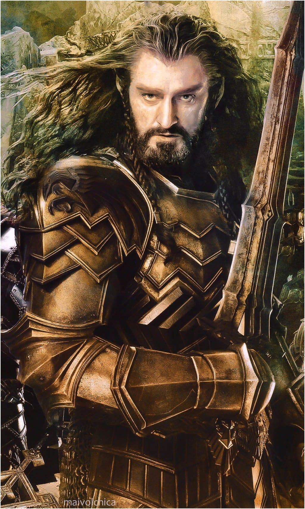 Coloriage Seigneur Des Anneaux Nice Richard Armitage as Thorin Oakenshield In the Hobbit the