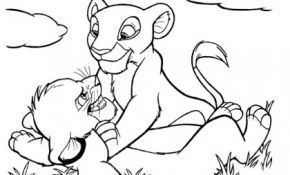 Coloriage Simba Nouveau Coloriage Simba Et Nala Disney à Imprimer