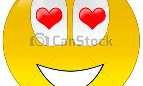 Coloriage Smiley Amoureux Élégant Smiley Amour Yeux Amour Smiley Rendre 3d Heureux