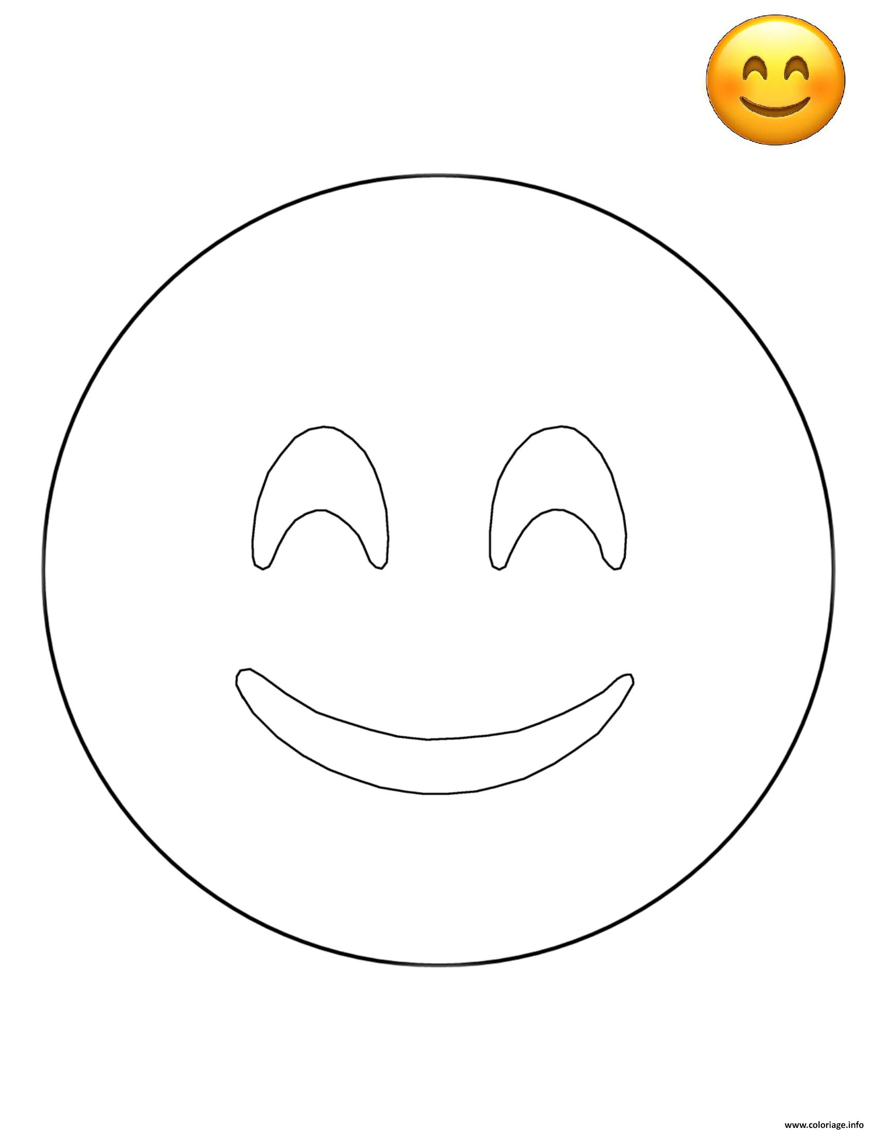 Coloriage Smiley Frais Coloriage Emoji Smiley Face Smiley Dessin