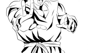 Coloriage Son Goku Frais Coloriages à Imprimer Son Goku Numéro