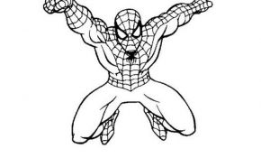 Coloriage Spiderman À Imprimer Gratuit Frais Coloriage Spiderman En Plein Vol Dessin