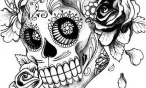 Coloriage Squelette Mexicain Frais Coloriage Tête De Mort Mexicaine Fille Dessin Gratuit à