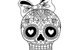 Coloriage Squelette Mexicain Nouveau Coloriage Crâne Mexicain En Ligne Dessin Gratuit à Imprimer