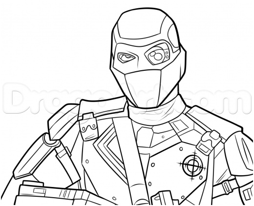 Coloriage Suicid Squad Génial Step 8 How to Draw Deadshot From Suicide Squad