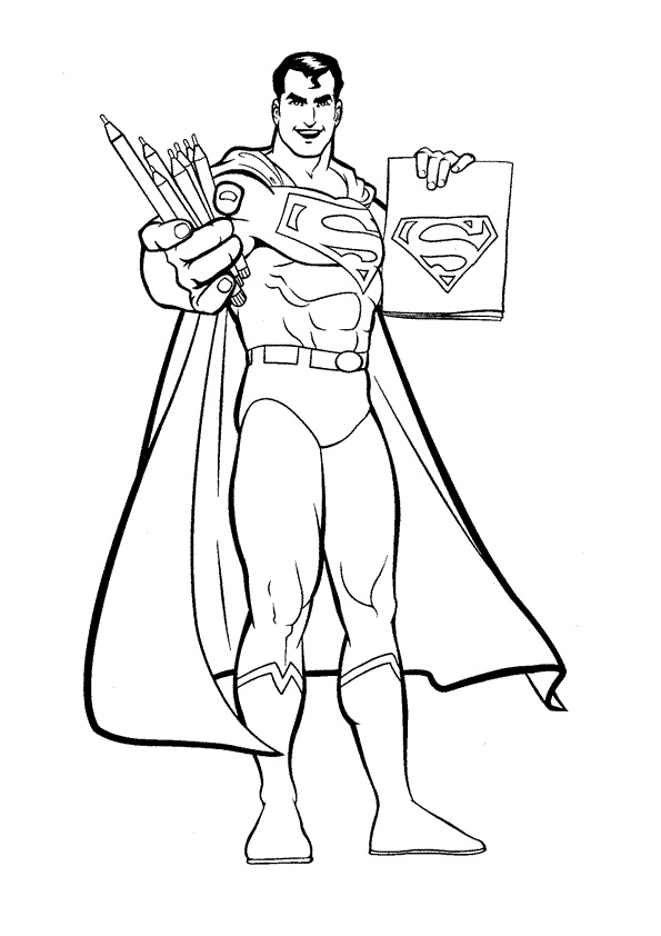 Coloriage Superman Inspiration Superman 10 Super Héros – Coloriages à Imprimer