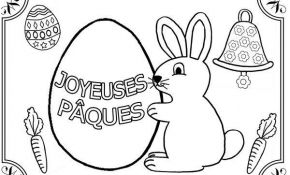 Coloriage Tableau Nice Coloriage Paques Lapin
