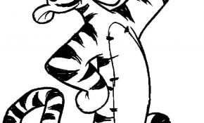Coloriage Tigrou Unique How To Draw Tigger From Winnie The Pooh With Easy Steps