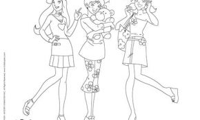 Coloriage Totally Spies Sam Inspiration Coloriage Totally Spies Sam Alex Et Clover A Halloween