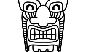 Coloriage Totem Nice 40 Best Images About Coloriages Totem Tiki On Pinterest