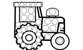 Coloriage Tracteur Avec Remorque Inspiration Coloriage Vehicule Transport