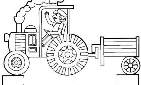 Coloriage Tracteur Avec Remorque Unique Coloriage Tracteur Avec Remorque Dessin