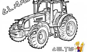 Coloriage Tracteur Claas Luxe Coloriage Tracteur Claas Celtis Dessin Gratuit à Imprimer
