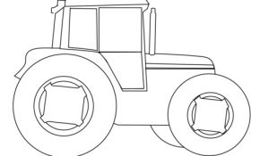 Coloriage Tracteur Facile Élégant Coloriage Tracteur Agricole