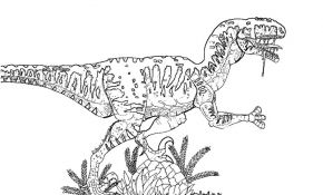 Coloriage Velociraptor Élégant Coloriage Dinosaure Jurassic World Vous Tout Simplement
