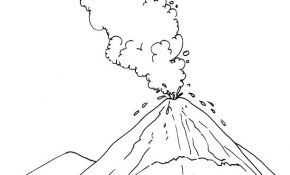 Coloriage Volcan Meilleur De Volcano Coloring Pages Printable Sketch Coloring Page