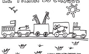 Coloriage Wagon Inspiration Train Du Cirque Dessin à Colorier