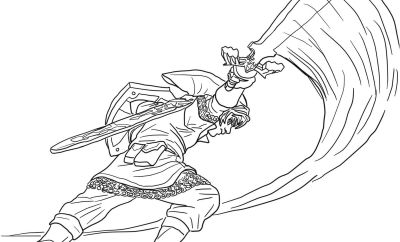 13 Aimable Coloriage Zelda Breath Of the Wild A Imprimer Images  COLORIAGE