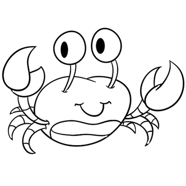 Crabe Coloriage Frais Crabe Rigolo Coloriage Crabe Rigolo En Ligne Gratuit A
