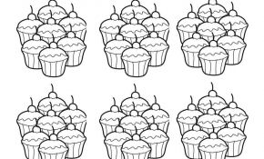 Cupcake Coloriage Élégant Mosaique Cupcakes Enfantins Coloriage Dessin F 8463 Fia