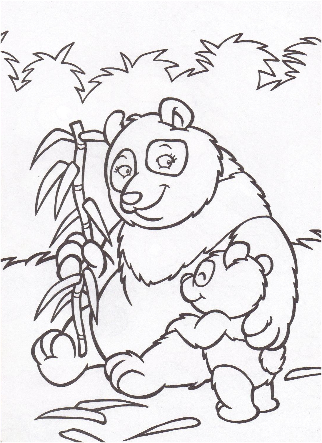 Dessin À Colorier À Imprimer Génial 6 Dessins De Coloriage Bébé Panda à Imprimer