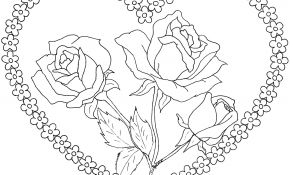 Dessin De Coeur Luxe 63 Dessins De Coloriage Rose Et Coeur à Imprimer Sur