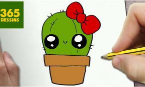Dessin Facile A Dessiner Élégant Ment Dessiner Cactus Kawaii Étape Par Étape – Dessins