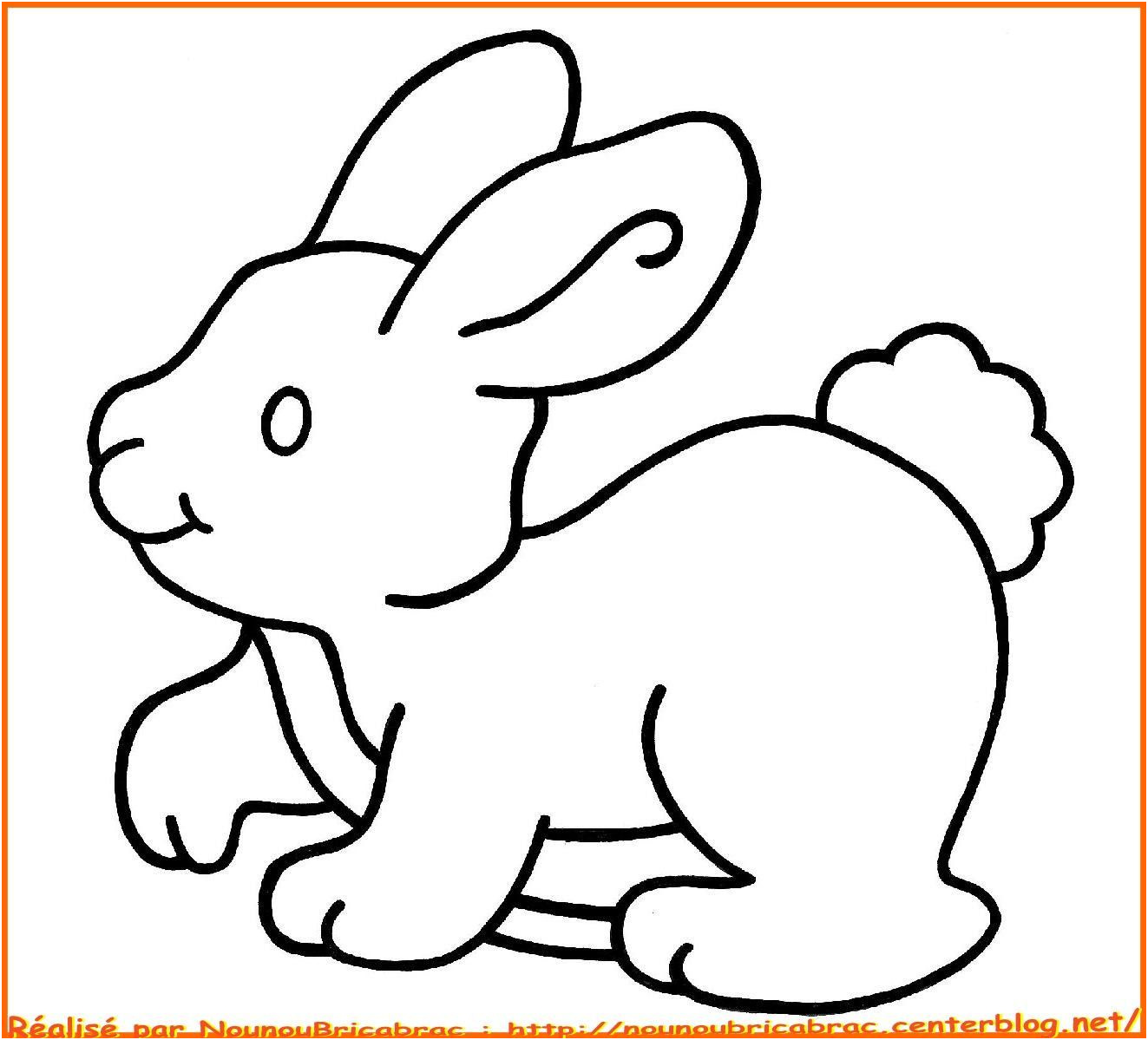 Dessin Lapin Facile Luxe Coloriages Animaux Page 3