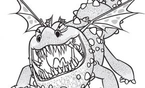 Dragon 3 Coloriage Inspiration Coloriages © Dragons