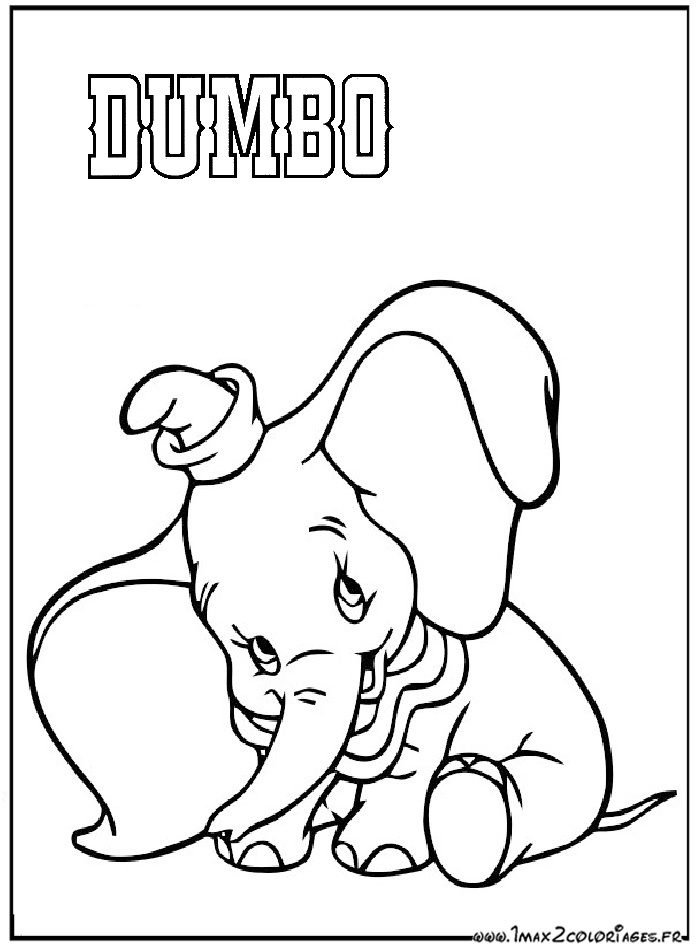 Dumbo Coloriage Frais Sélection De Dessins De Coloriage Dumbo à Imprimer Sur