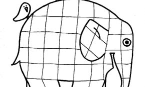 Elmer Coloriage Nice Elmer Elephant Coloring Page Coloring Home
