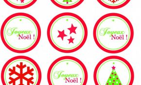 Etiquette De Noel A Imprimer Nice Des étiquettes De Noël à Imprimer Le Blog Créatif
