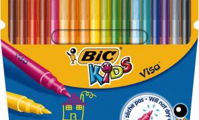 Feutre Coloriage Unique Feutres Bic Kids Visa 18 Feutres Feutre Coloriage