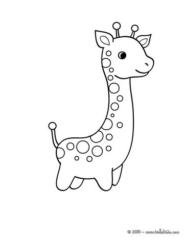 Girafe Coloriage Nice Süße Giraffe Zum Ausmalen Zum Ausmalen De Hellokids