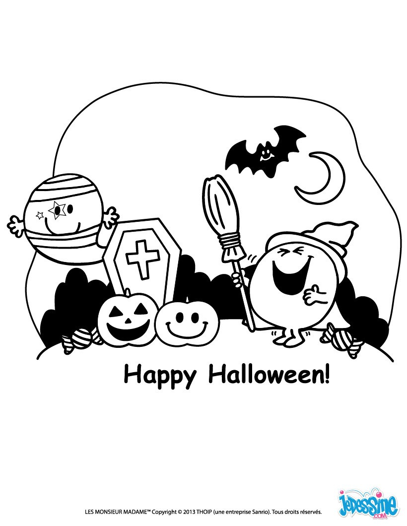 Happy Halloween Coloriage Élégant Coloriages Happy Halloween Fr Hellokids