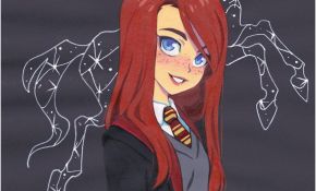 Harry Potter Dessin Élégant Ginny Weasley Via Galou Store On The Image To See