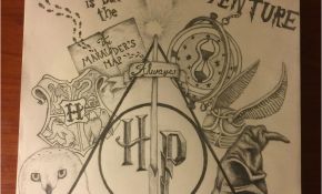 Harry Potter Dessin Génial Harry Potter Collage Drawing … Harry Potter