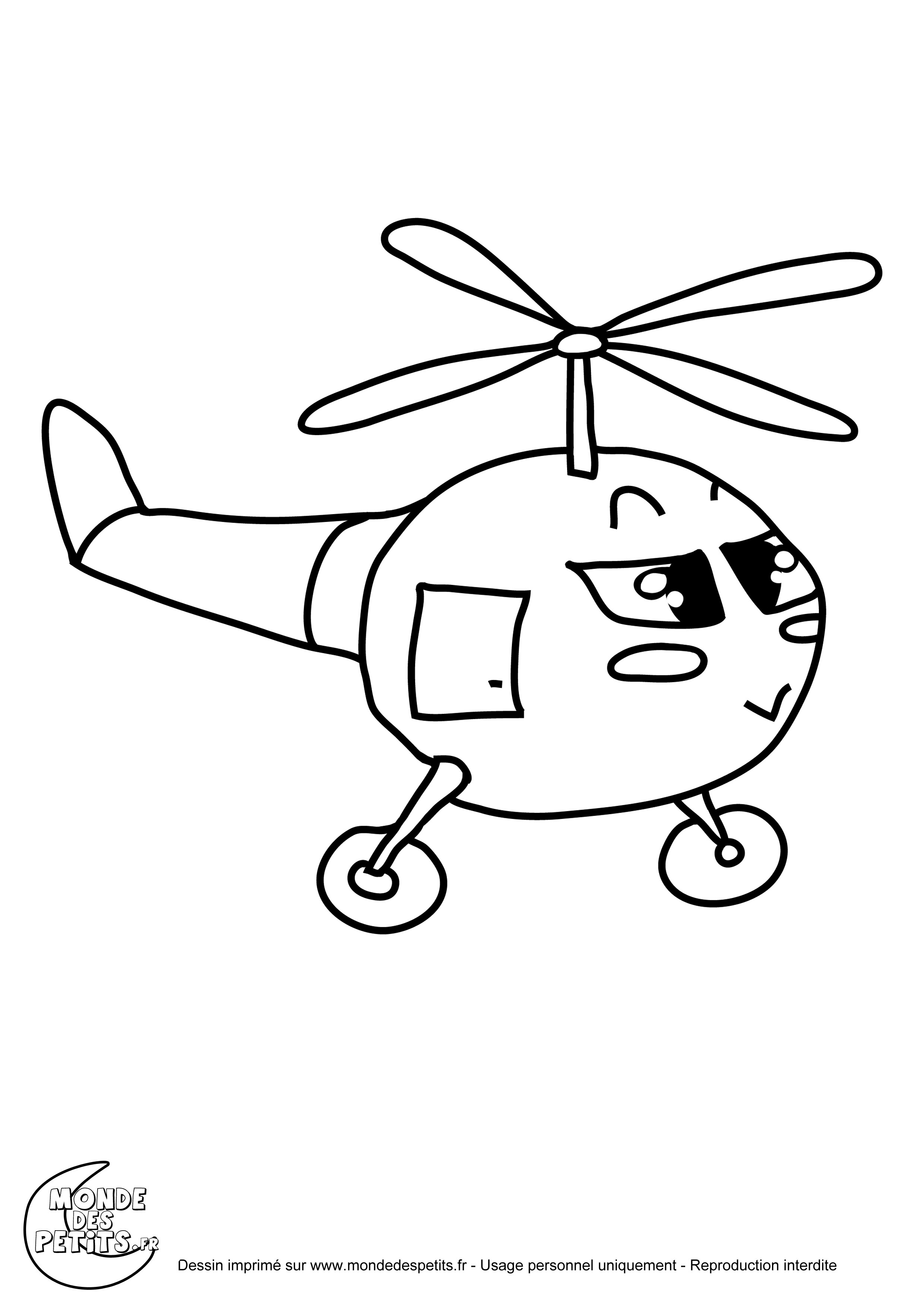 Hélicoptère Coloriage Luxe Dessin Helicoptere Police