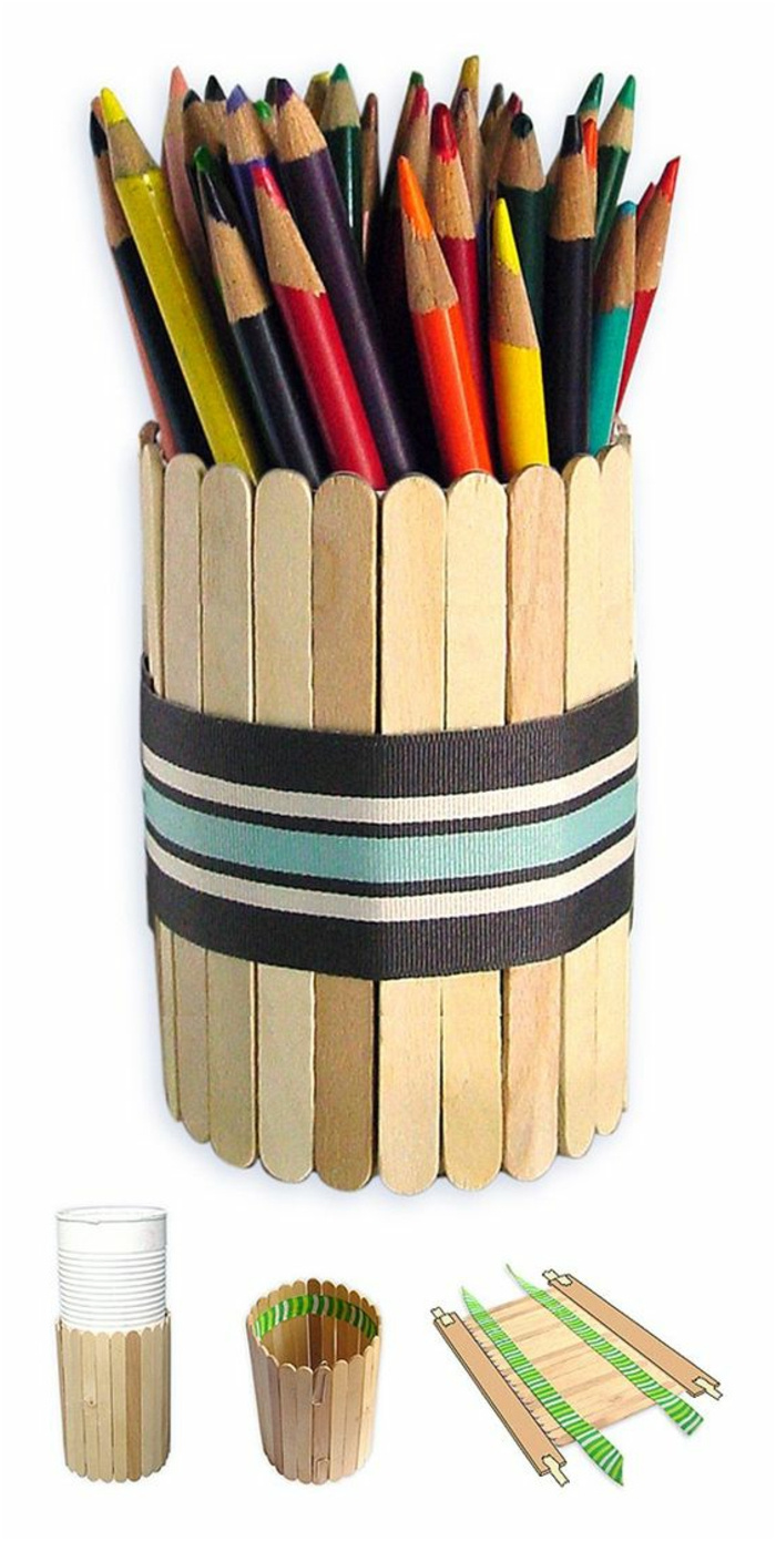Idée Cadeau Fête Des Pères À Fabriquer Génial 1001 Idées Pour Fabriquer Un Pot à Crayon Adorable soi Même