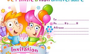 Invitation Anniversaire À Imprimer Frais Carte D Invitation Anniversaire Gratuite A Imprimer Enfant