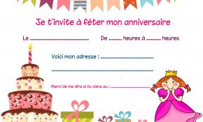 Invitation Anniversaire À Imprimer Génial Carte Invitation Anniversaire Carte D Invitation