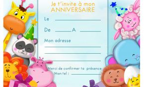 Invitation Anniversaire Gratuite Génial Carte D Invitation Anniversaire Gratuite A Imprimer Enfant