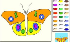 Jeu Coloriage Frais Papillon Jeu De Coloriage En Ligne Jeux Pour Enfants