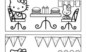 Jeu De Coloriage Gratuit Unique Coloriage Jeux A Imprimer Difference Hello Kitty Dessin